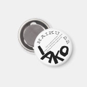 HAIKU 22 MAGNEET (Voorkant / Achterkant)