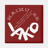 HAIKU 22 MAGNEET (Voorkant)