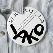 HAIKU 22 RONDE BUTTON 6,0 CM (In situ)