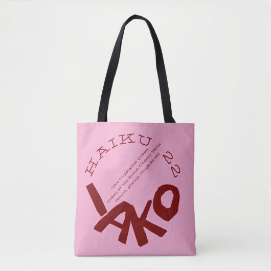 HAIKU 22 TOTE BAG (Voorkant)