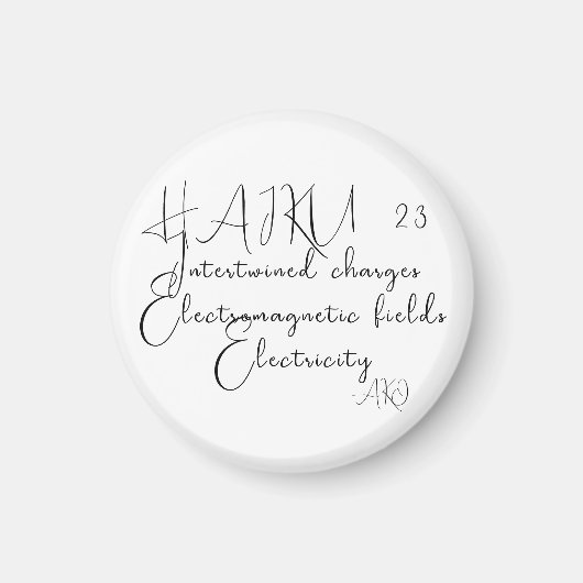 HAIKU 23 MAGNEET (Voorkant)