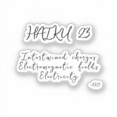 HAIKU 23 STICKER (Voorkant)