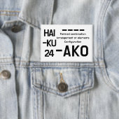 HAIKU 24 BUTTON (Insitu)