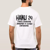 HAIKU 24 T-SHIRT (Achterkant)