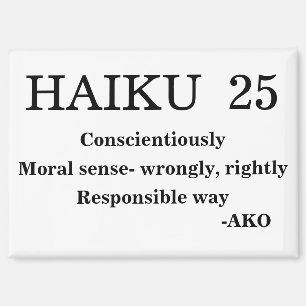 HAIKU 25 MAGNEET
