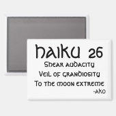 HAIKU 26 MAGNEET (Voorkant / Achterkant)
