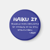 HAIKU 27 MAGNEET (Voorkant)