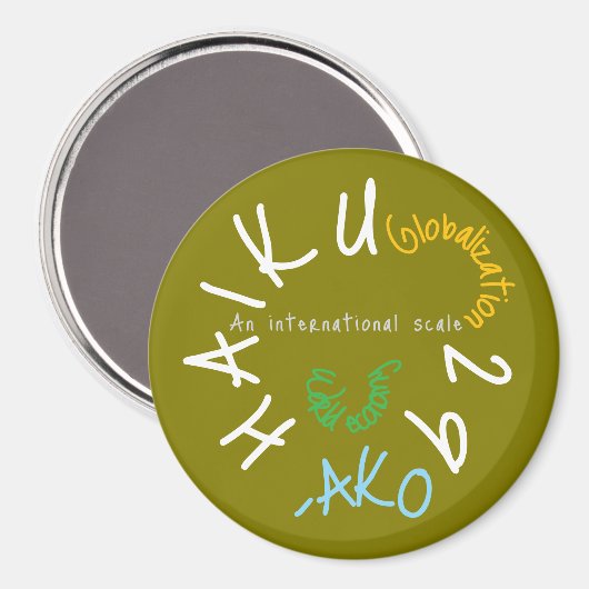 HAIKU 29 MAGNEET (Voorkant / Achterkant)