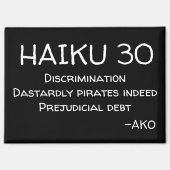 HAIKU 30 MAGNEET (Voorkant)