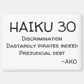 HAIKU 30 MAGNEET (Voorkant)