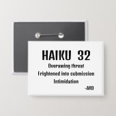 HAIKU 32 BUTTON (Voorkant / Achterkant)