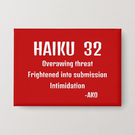 HAIKU 32 BUTTON (Voorkant)