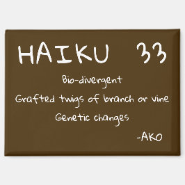 HAIKU 33 MAGNEET