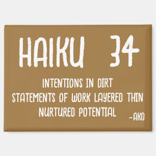 HAIKU 34 MAGNEET