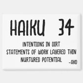 HAIKU 34 MAGNEET (Voorkant)