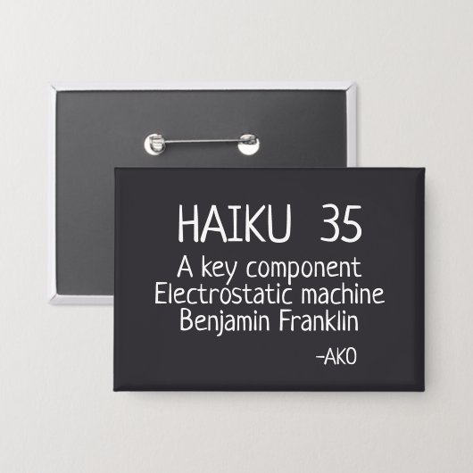 HAIKU 35 BUTTON (Voorkant / Achterkant)