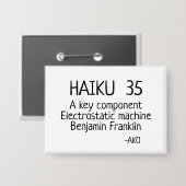 HAIKU 35 BUTTON (Voorkant / Achterkant)