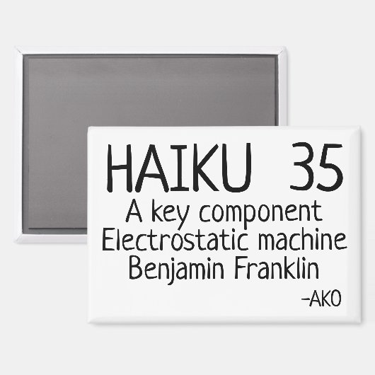 HAIKU 35 MAGNEET (Voorkant / Achterkant)