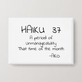 HAIKU 37 BUTTON (Voorkant)