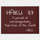 HAIKU 37 MAGNEET (Voorkant)