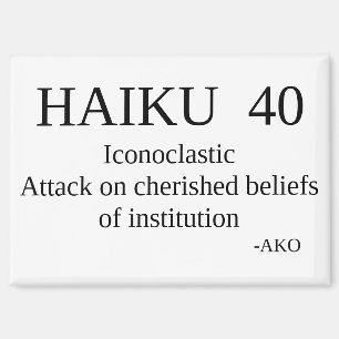 HAIKU 40 MAGNEET