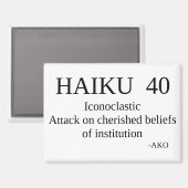 HAIKU 40 MAGNEET (Voorkant / Achterkant)