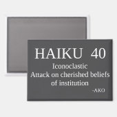 HAIKU 40 MAGNEET (Voorkant / Achterkant)