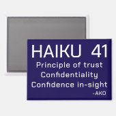 HAIKU 41 MAGNEET (Voorkant / Achterkant)