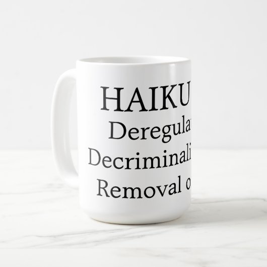 HAIKU 48 KOFFIEMOK (Voorkant links)