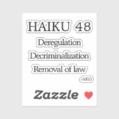 HAIKU 48 STICKER (Vel)