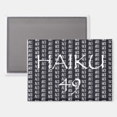 HAIKU 49-MAGNEET MAGNEET (Voorkant / Achterkant)