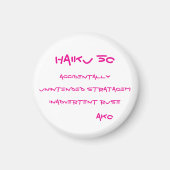 HAIKU 50 MAGNEET (Voorkant)