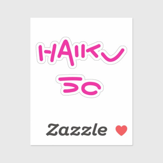 HAIKU 50 STICKER (Vel)