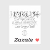HAIKU 54 STICKER (Vel)