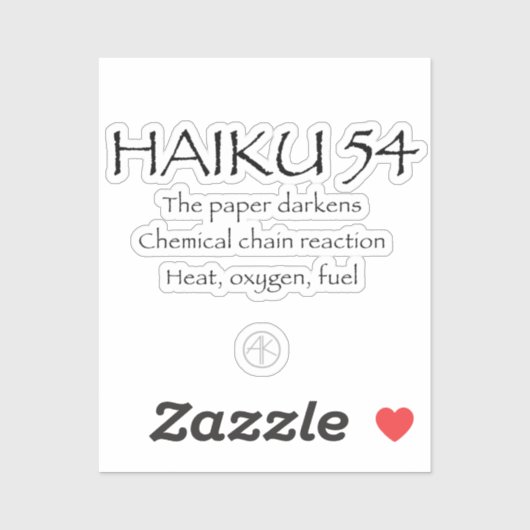 HAIKU 54 STICKER (Vel)