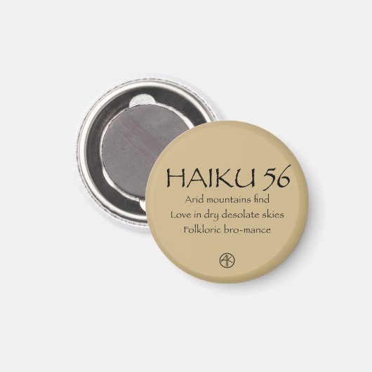 HAIKU 56 MAGNEET (Voorkant / Achterkant)