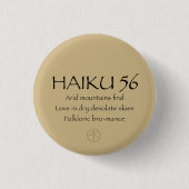 HAIKU 56 RONDE BUTTON 3,2 CM (Voorkant)
