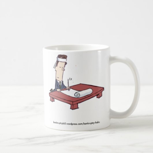 Haiku, bankruptcybill.wordpress.com/bankruptcy-... koffiemok (Rechts)
