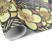 HAIKU/BLACK WHITE PINK YELLOW SPRINGSTROMEN CADEAUPAPIER (Rol Hoek)