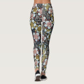 HAIKU/BLACK WHITE PINK YELLOW SPRINGSTROMEN LEGGINGS (Achterkant)