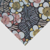 HAIKU/BLACK WHITE PINK YELLOW SPRINGSTROMEN TISSUEPAPIER (Detail)