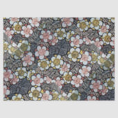 HAIKU/BLACK WHITE PINK YELLOW SPRINGSTROMEN TISSUEPAPIER (Voorkant)