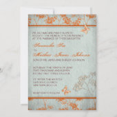 Haiku Bride Wedding Invitation Card Kaart (Achterkant)