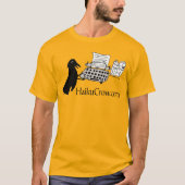 Haiku Crow-typering T-shirt (Voorkant)
