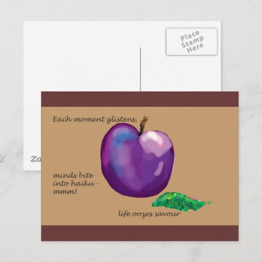 Haiku - het leven is poëzie briefkaart (Voorkant / Achterkant)