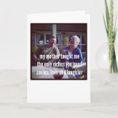 Haiku Kaarten - Mijn moeder heeft het me geleerd (Voorkant)