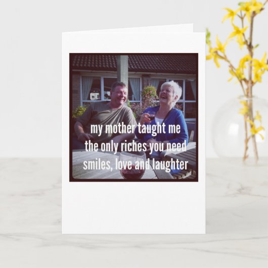 Haiku Kaarten - Mijn moeder heeft het me geleerd (Gele Bloem)