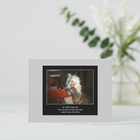 haiku kat 15 briefkaart (Staand voorkant)