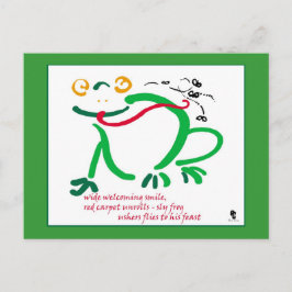 Haiku - Kikkersfeest Briefkaart