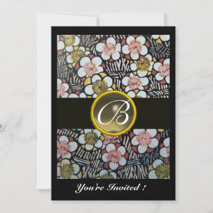 HAIKU / LENTE BLOEMEN GRIJZE AGATE EDELSTEEN MONOG KAART